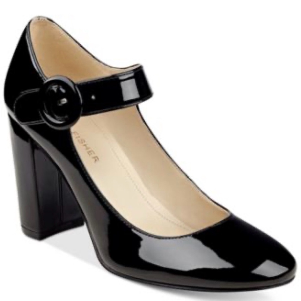 Marc Fisher Shaylie Mary Jane Block Heel Pumps Size 7